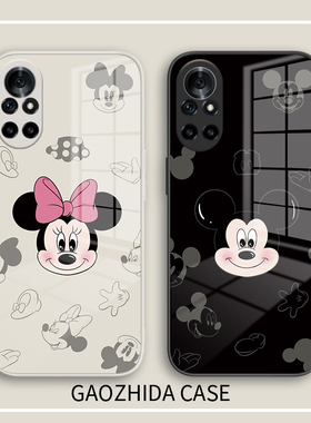 适用oppoReno10手机壳迪士尼vivox100pro米奇米妮note13高级iqoo11情侣小米14玻璃s17女neo8/7se红米k70新款