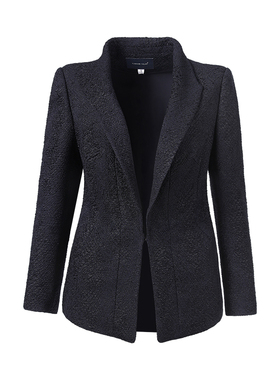 靓诺机理立领西装外套女秋冬款职业女装外套LS15328A