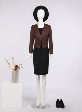 靓诺LIANGNUO烫金针织外披LS12041A