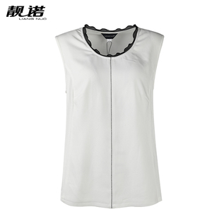 内搭LB19225A 西装 靓诺花边领吊带背心女内搭高级感上衣无袖 打底衫