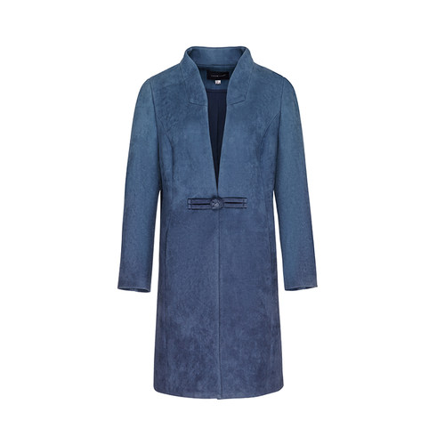 湖蓝色定位风衣LF17324A