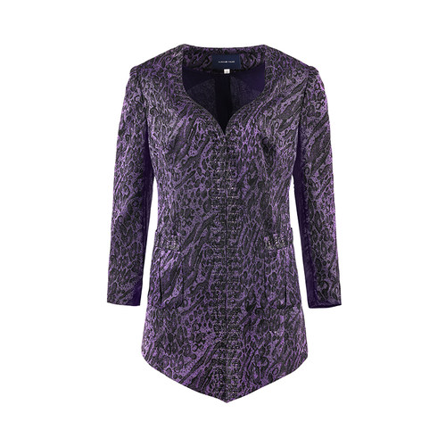 靓诺紫色外衣LC12191B