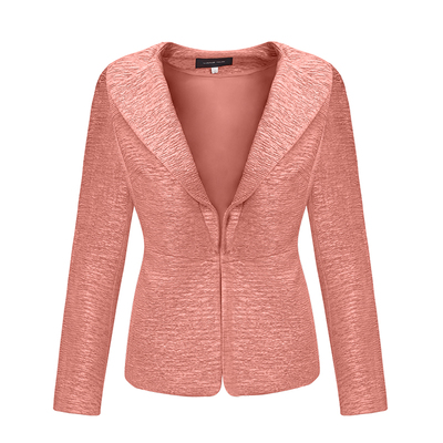 粉水波纹肌理外衣LS12154A