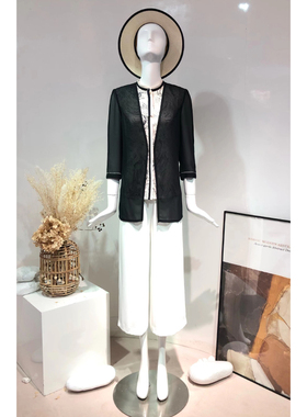 靓诺水墨晕染透视衫LC22219A