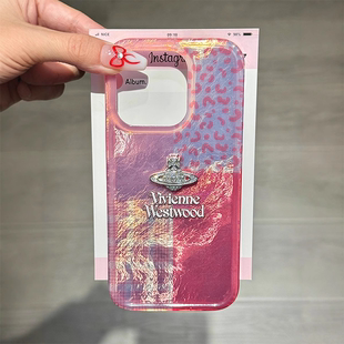 拼接豹纹适用小米14pro手机壳k70苹果15超好看vivox100s新款 note14女p60荣耀x50防摔xs华为mate60高级pura70