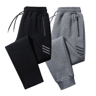 男春秋2026新款 卫裤 宽松直筒休闲长裤 男士 子 男潮流大码 灰色运动裤