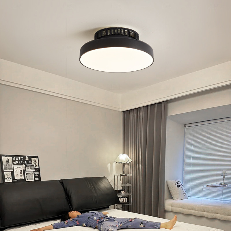 上墅无叶吊扇灯2025新款现代中古吸顶灯全光谱护眼吊扇灯灯具,家装灯饰光源,风扇灯,淘宝优惠券,粉丝福利购,淘宝优惠卷