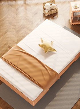 喜丽美儿童床蒙台梭利平台式男女床带围栏实木床1.5米榻榻米单人