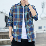 男士港风格子衬衫男长袖休闲衬衣青年帅气宽松寸衫101A-CS120-P26,男装衬衫,星座101A, 男士港风格子衬衫男长袖休闲衬衣青年帅气宽松寸衫101A-CS120-P26,男装衬衫,星座101A,