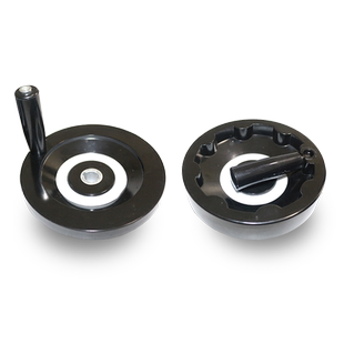 胶木手轮可折叠手柄收纳式实心转动握柄机床满辐内波纹键槽孔摇轮