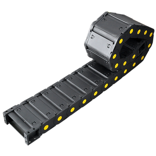 拖链尼龙坦克连线槽塑料易格斯无尘机床坦克连静音全封闭桥式轨道