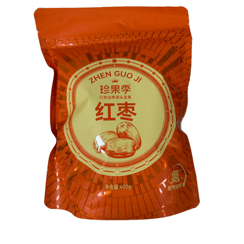 珍果季当季有机超特红枣400g