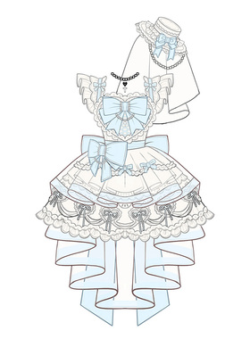 未命名  芋鱼芋 lolita原创连衣裙~意向金1r抵扣10