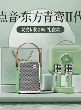 Divoom点音东方青鸾二代蓝牙音箱K歌音响话筒麦克风一体家庭ktv