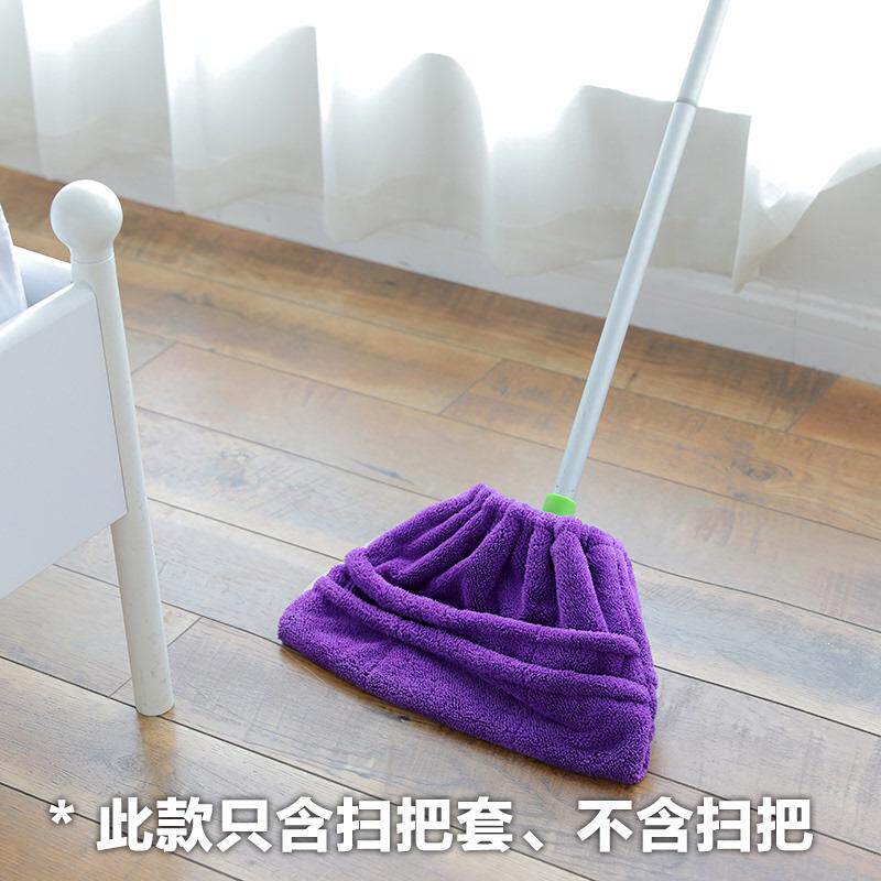 扫把套布吸发神器吸水拖把魔法扫地笤帚不粘吸头发扫帚扫拖二合一