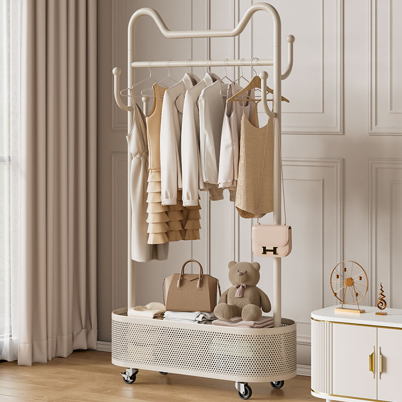 家庭落地挂衣架 衣帽架转角轻奢多功能室内挂衣架落地卧室高级