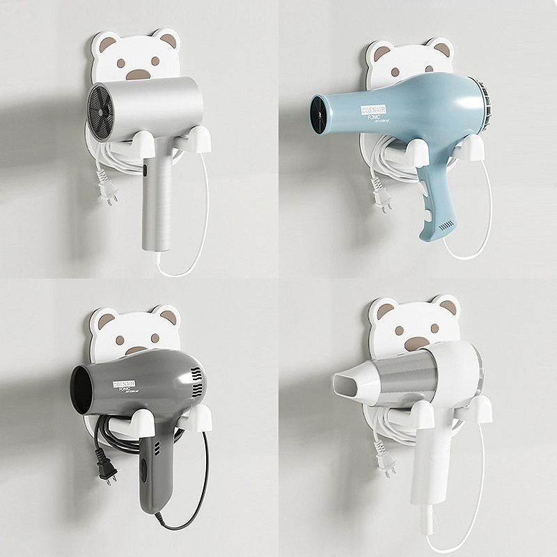 吹风机置物架免打孔卫生间壁挂式电吹风支架挂架浴室风筒收纳神器,家庭/个人清洁工具,吹风机置物架,淘宝优惠券,粉丝福利购,淘宝优惠卷
