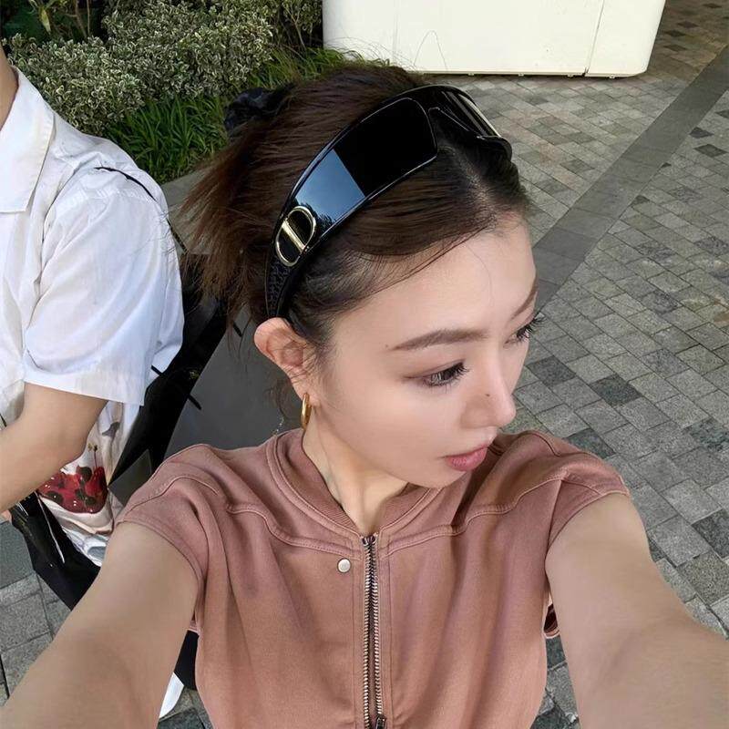 发箍墨镜女2026新款二合一连体