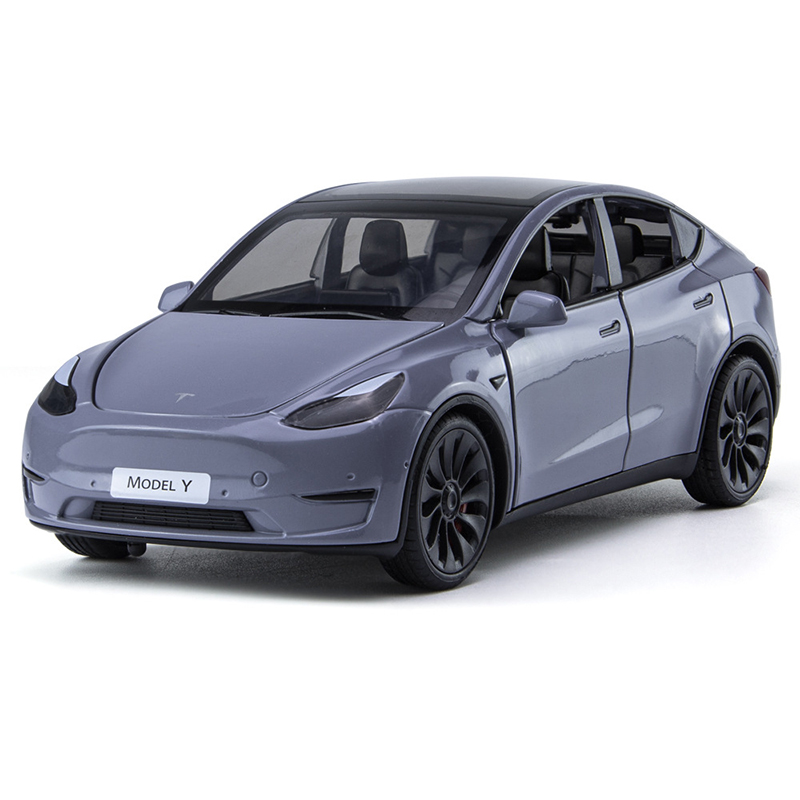 XLG124特斯拉ModelY合金玩具车
