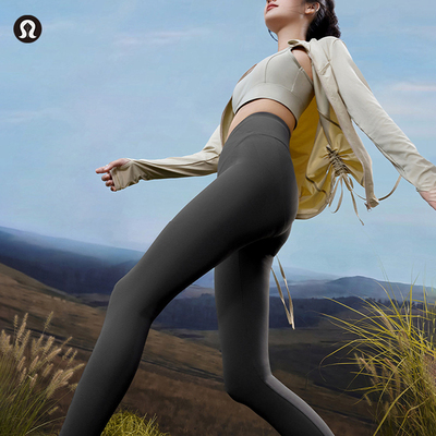 lulu raro外穿高腰瑜伽裤秋冬季加绒收腹提臀显瘦鲨鱼裤打底裤