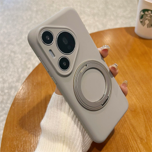 自由环支点适用华为Pura80手机壳磁吸支架pura70pro全包镜头液态p70ultra软硅胶mate70防摔保护套新款 70pro