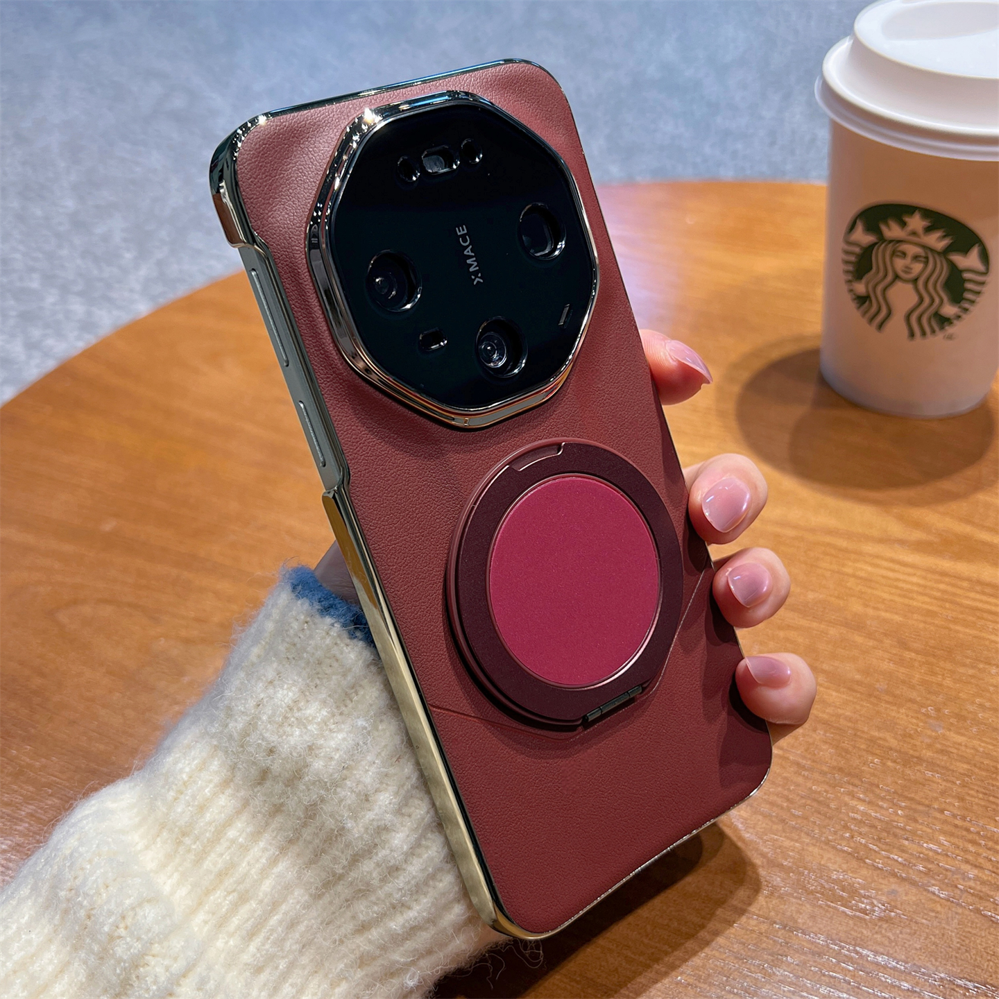 新年尊贵红适用华为mate80手机壳