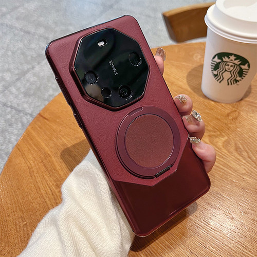 秒变非凡适用华为磁吸支架手机壳