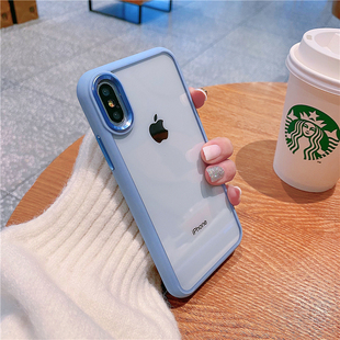 潮 xr手机套7p防摔8plus硅胶xmax全包女男适用七八2022年新款 五金高级感苹果x手机壳网红爆款 xsmax透明iphone