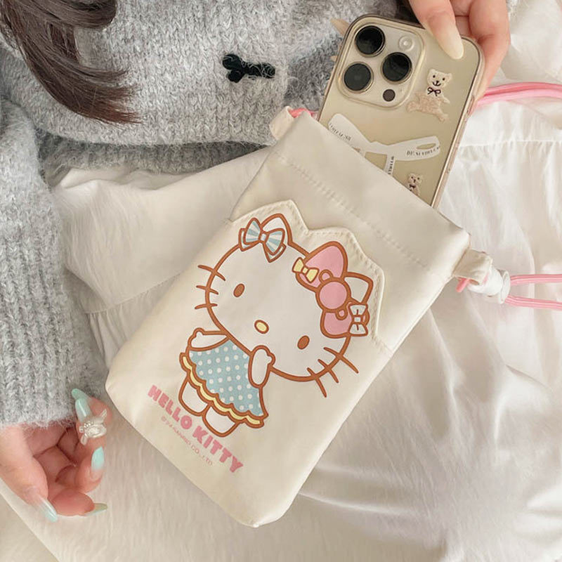 Kitty零钱钥匙斜挎手机包图片