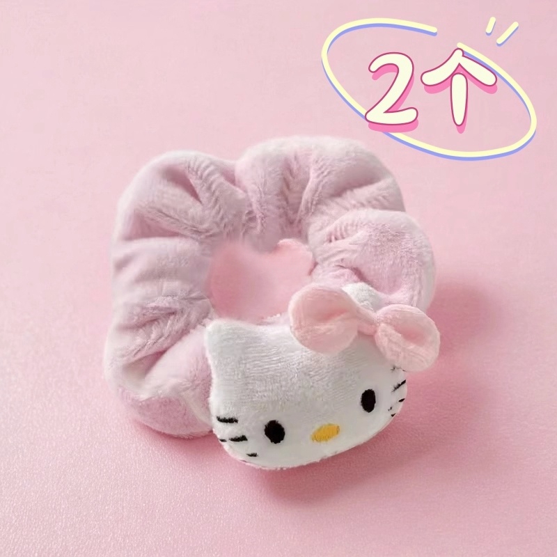 凯蒂猫发圈毛绒大肠圈发饰