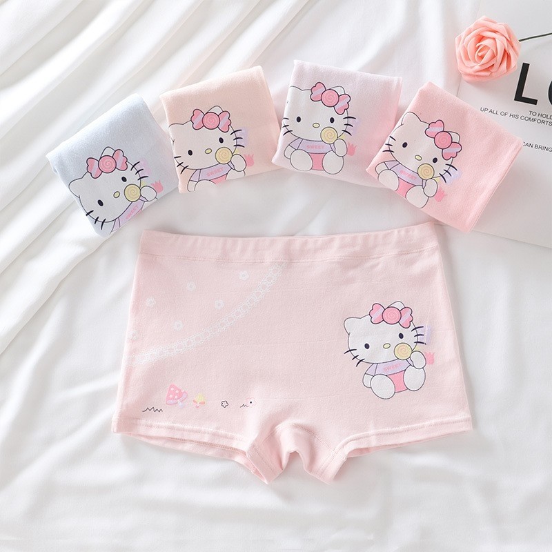 哈喽Kitty四角内裤3条装