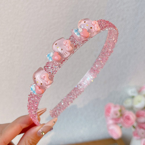 Kitty儿童卡通果冻色发箍