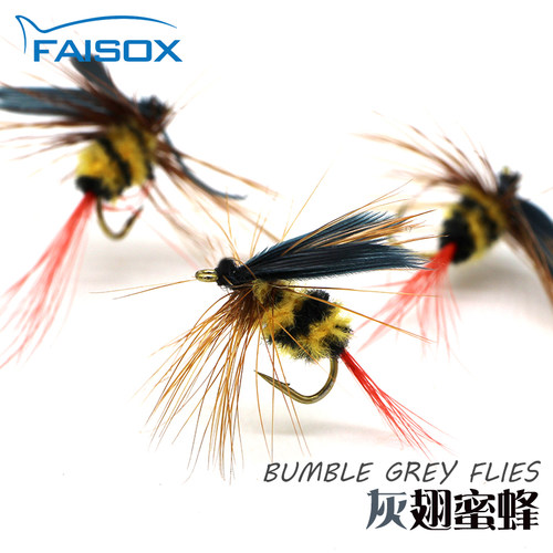 蜜蜂飞蝇钩bumblebee红眼仿生钩