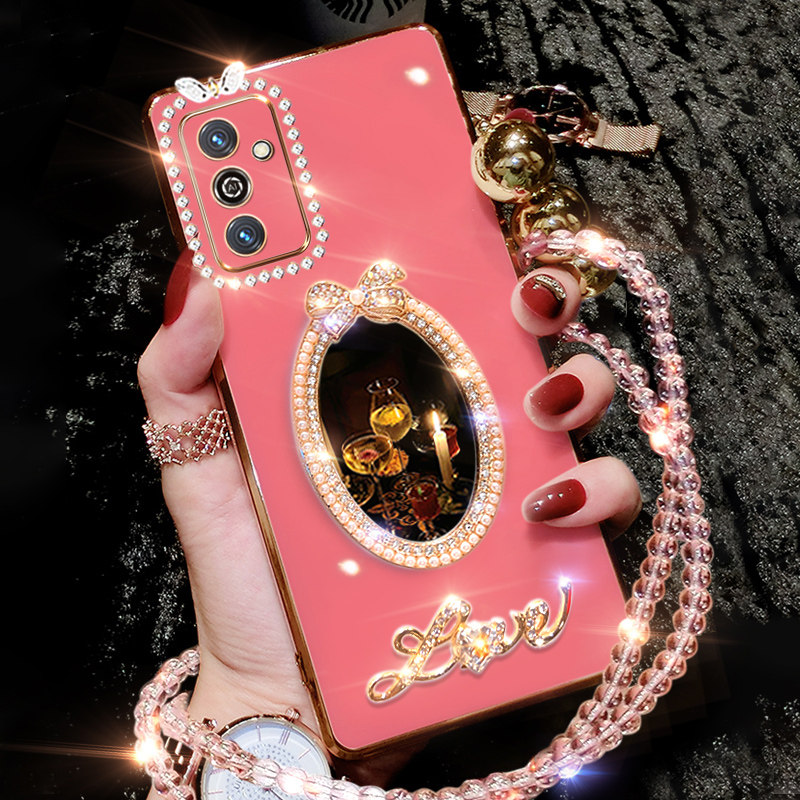 华为麦芒11手机壳中国电信芒麦11保护套TYH622M镜头全包防摔软壳十一外壳115g女款MAIMANG化妆镜外壳带钻潮牌