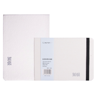 莱顿全棉300g水彩手账本水彩本棉桨水彩纸手绘便携随身口袋旅行本写生绘画速写本美术生专用细纹中粗纹画画本