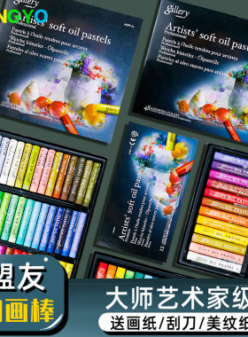 韩国进口盟友gallery48色油画棒