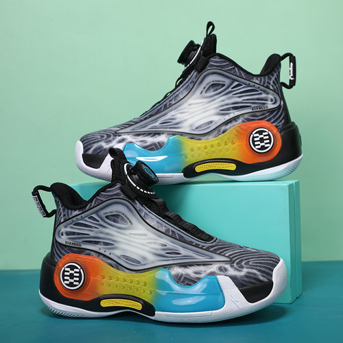 儿童篮球鞋2025新款青少年网面