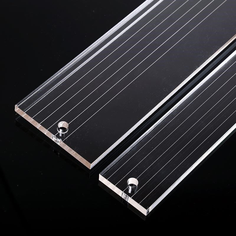 字画装裱工具有机塑料玻璃尺子亚克力直尺丁字尺书法裁画心刻度尺