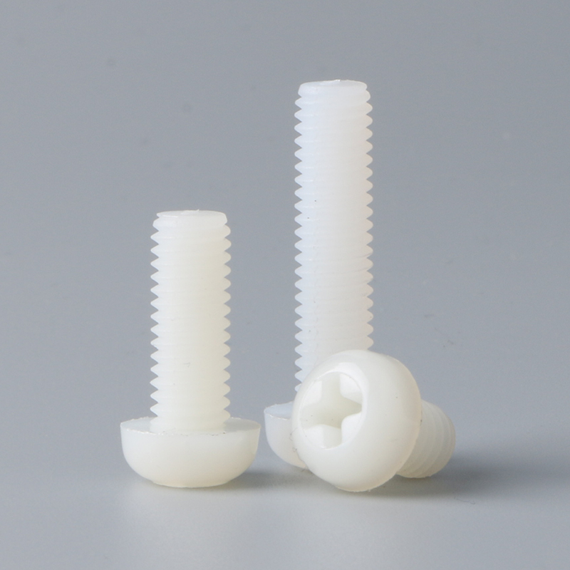 塑料螺钉尼龙螺丝M2M2.5M3wM4M5M6M8圆头绝缘螺丝钉十字盘头螺栓