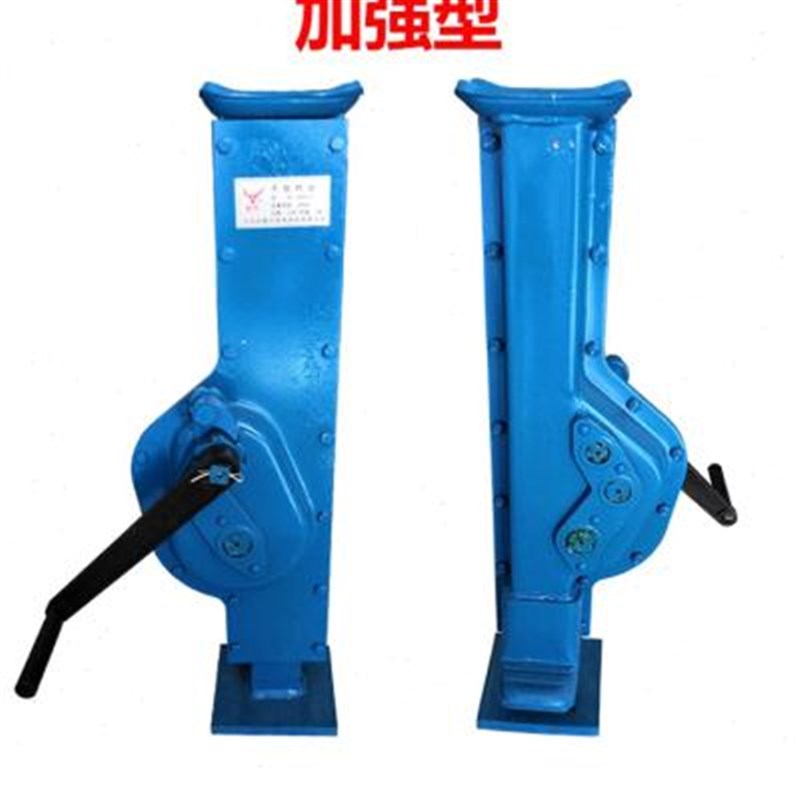 手摇跨顶机械式挎顶5T10t15吨3齿条螺旋千斤顶爪式起道机手摇垮顶