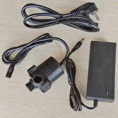 12V24V小型家用喷泉鱼缸水冷循环加压直流无刷潜水泵缺水保护水泵