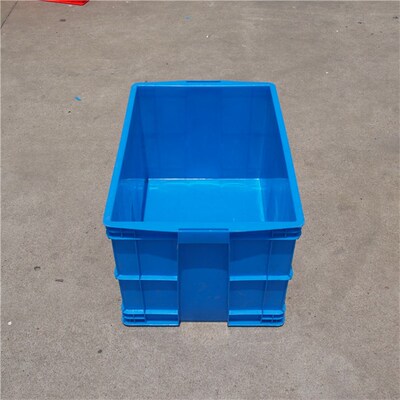 575-350箱610*420*360mm红黄蓝绿白色塑料周转箱塑胶框零件收纳盒