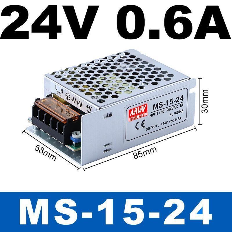明纬S-350W220v转5V12V24V48V直流开关电源可调监控变压器1A5A20A