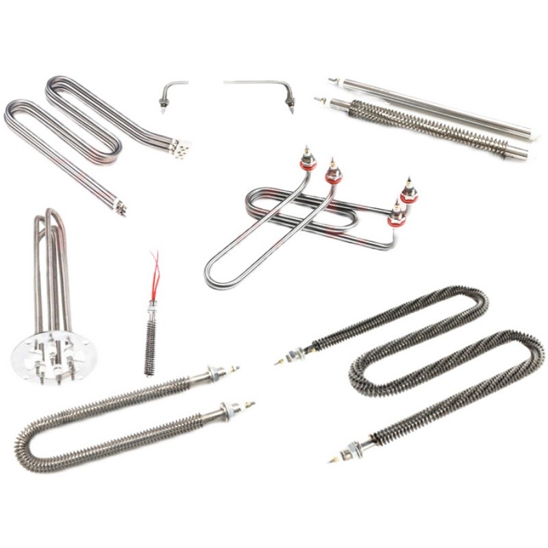 115法兰加热管发热管蜡烛机MUW型烘箱干烧电热管石材烤箱 380V3KW