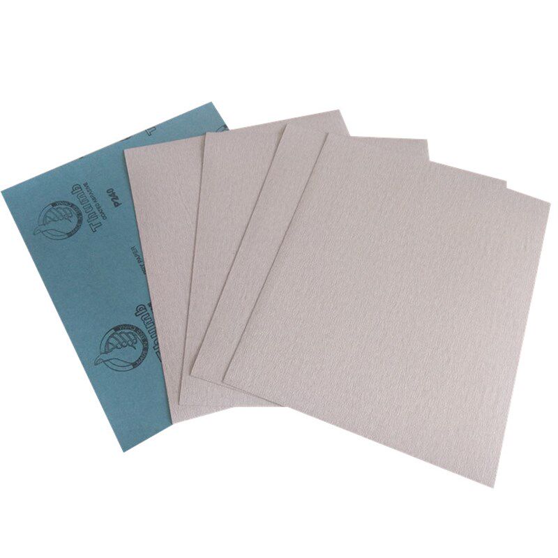 大拇指干磨砂纸汽车墙面家具木工漆面抛光打磨神器白色涂层砂皮纸