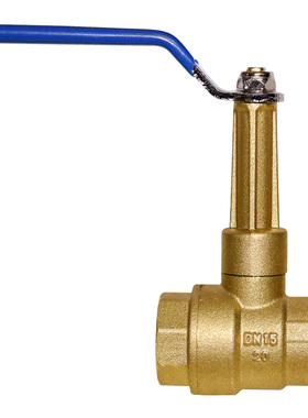 20空调球阀全铜高柄4分dn15加高阀杆6分dn25螺纹高颈40铜阀门开关