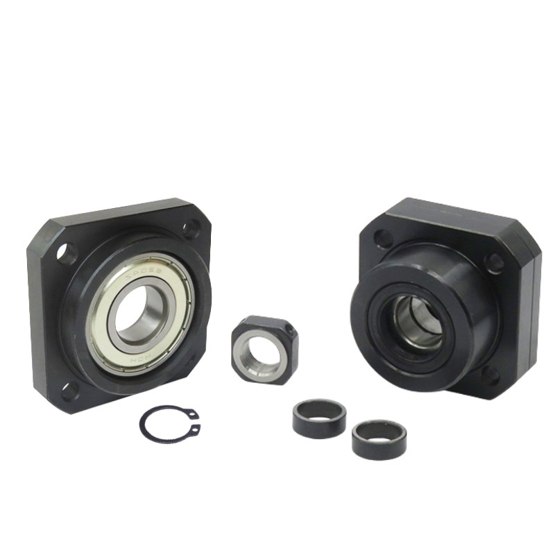 丝杆轴端支撑侧座固定座FK/FF08 10 12 15 20 25 30圆形轴承座