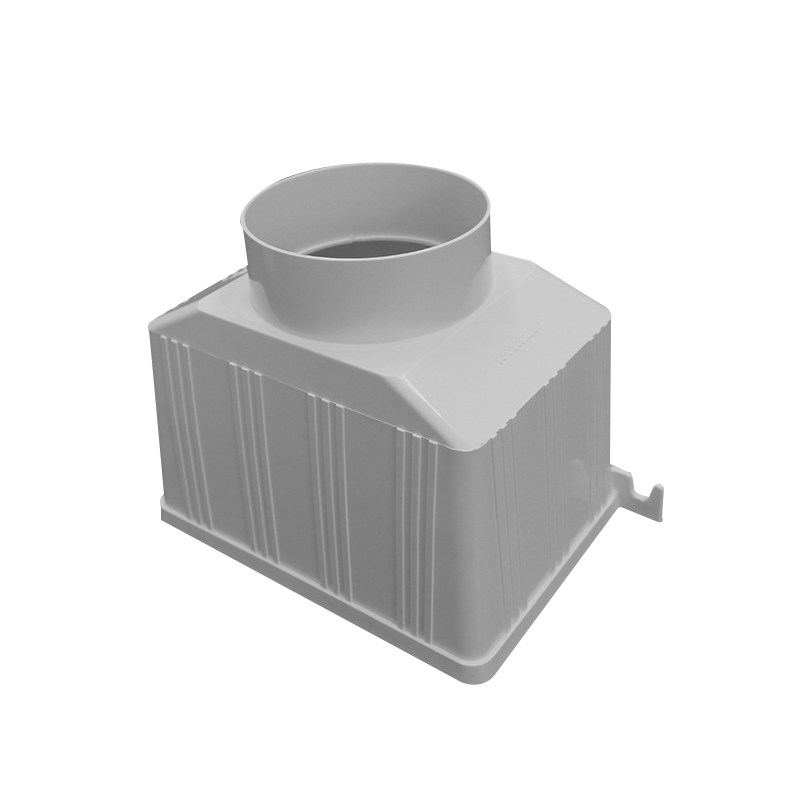 PVC方型110雨水斗160下水管排水2E50集水落水漏斗屋面200桥梁水斗