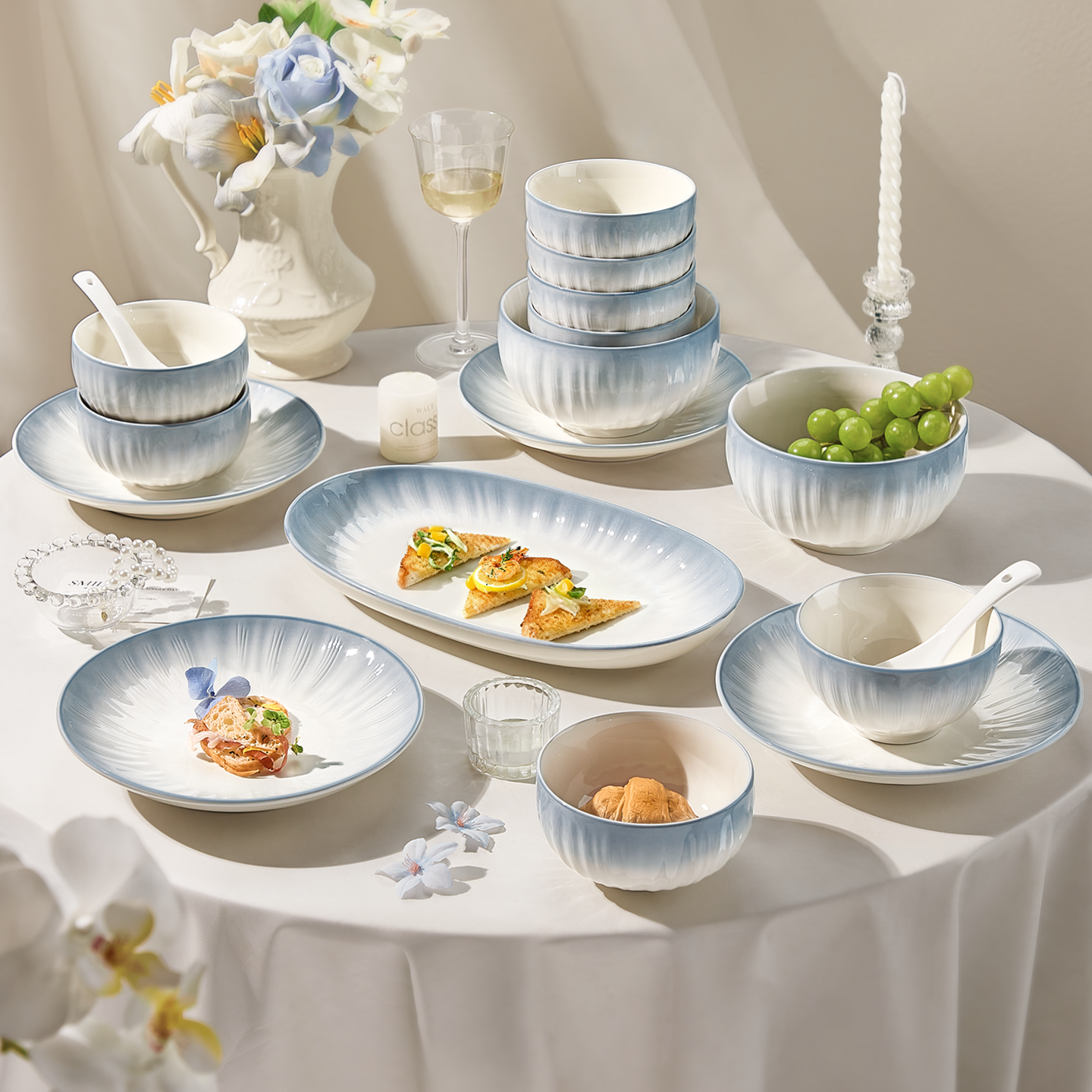 釉下彩餐具碗碟2026新款高颜值米饭碗家用汤碗面碗陶瓷菜盘子,餐饮具,碗,淘宝优惠券,粉丝福利购,淘宝优惠卷