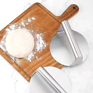 T压饼器A1pq801 手压烧饼肉饼工具不锈钢压面器饺子皮压饼器压板